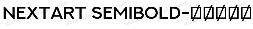 NEXTART SemiBold字体转换